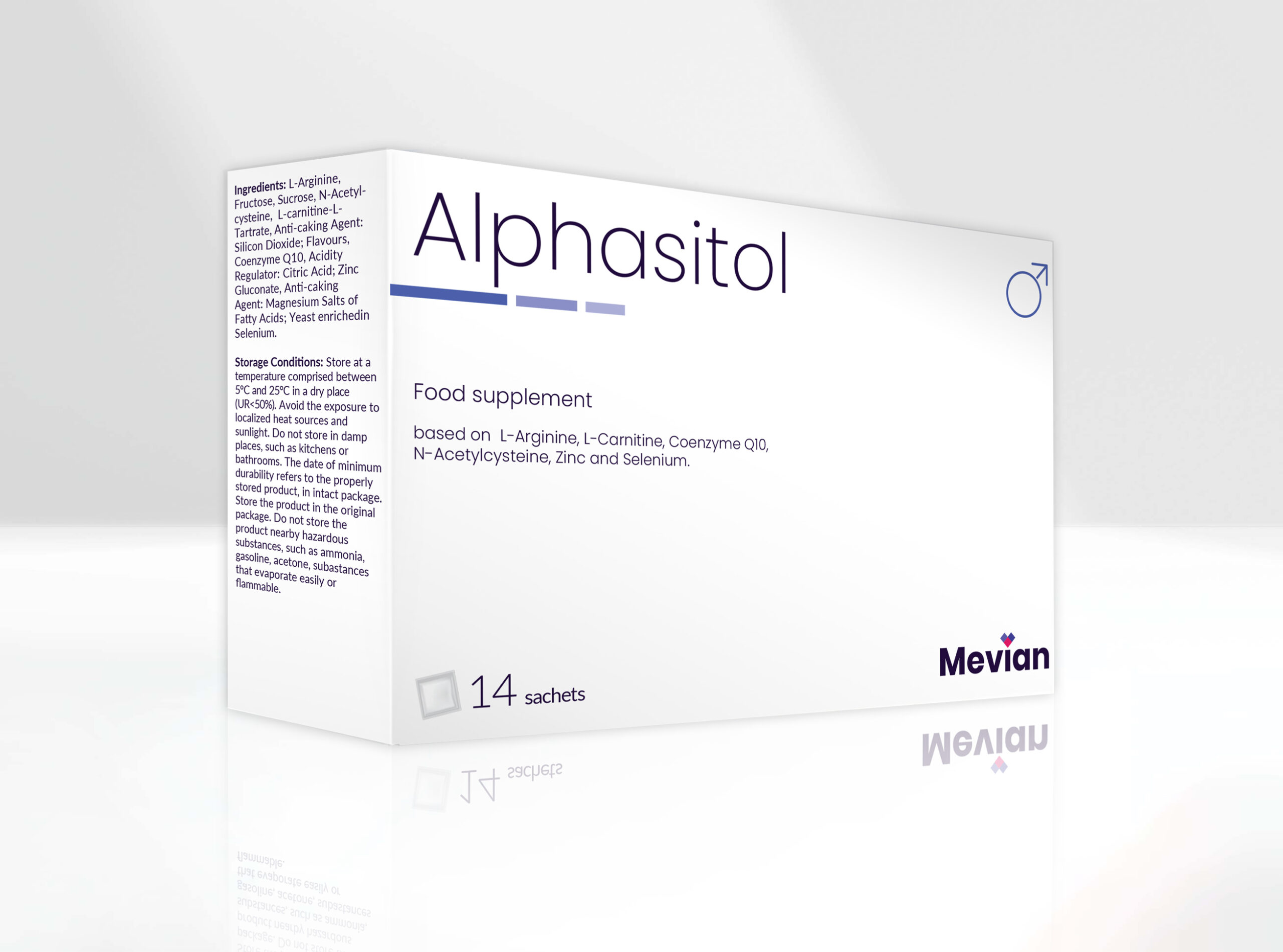 Alphasitol is a clinically tested product that improves normal spermatogenesis and normal fertility and reproduction, to maintain normal testosterone levels in the blood, for males.