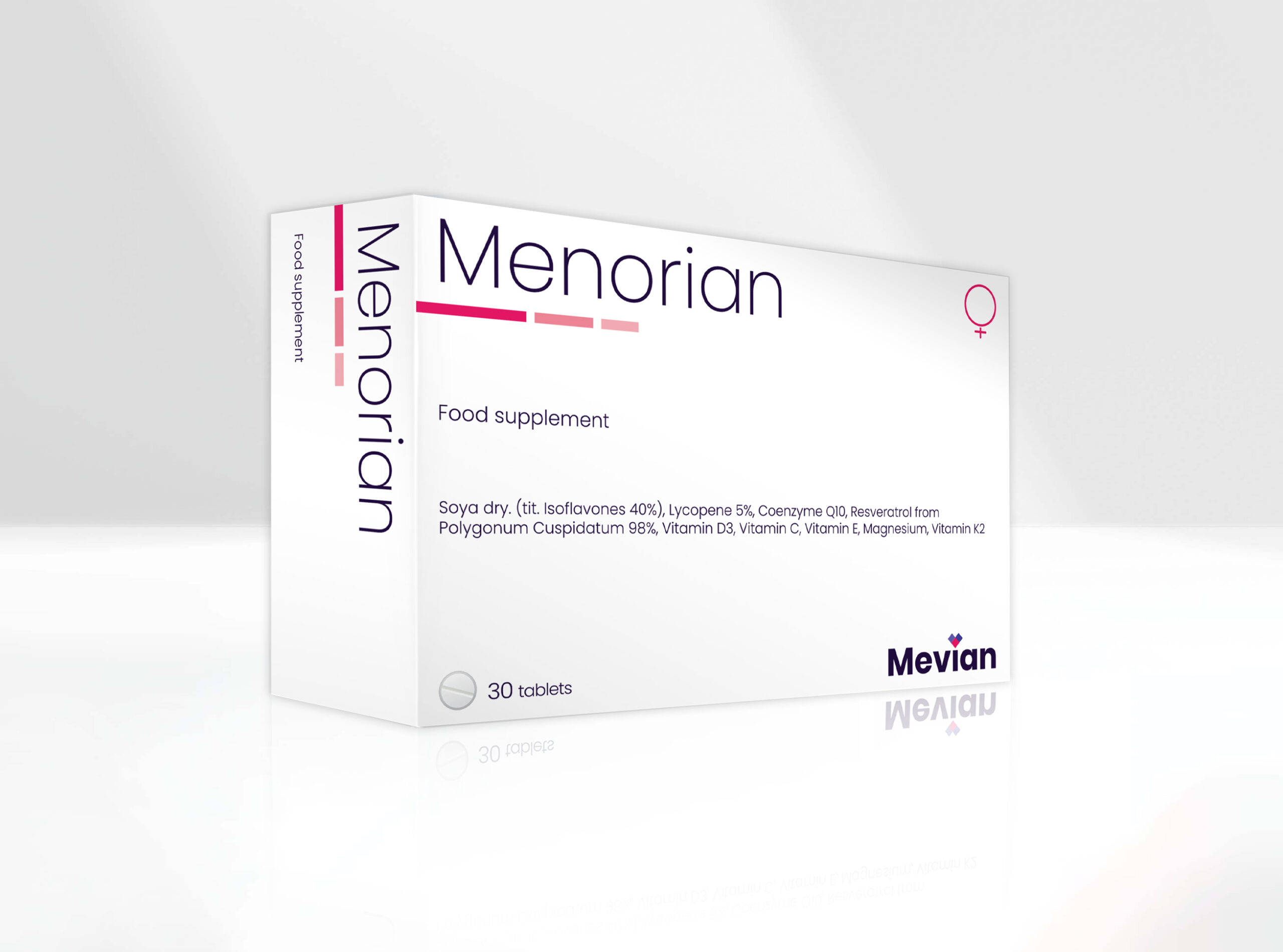 Menorian is a natural solution that counteracts menopausal disorders (hot flashes, mood disorders), and supports lipid metabolism, with additional health benefits.