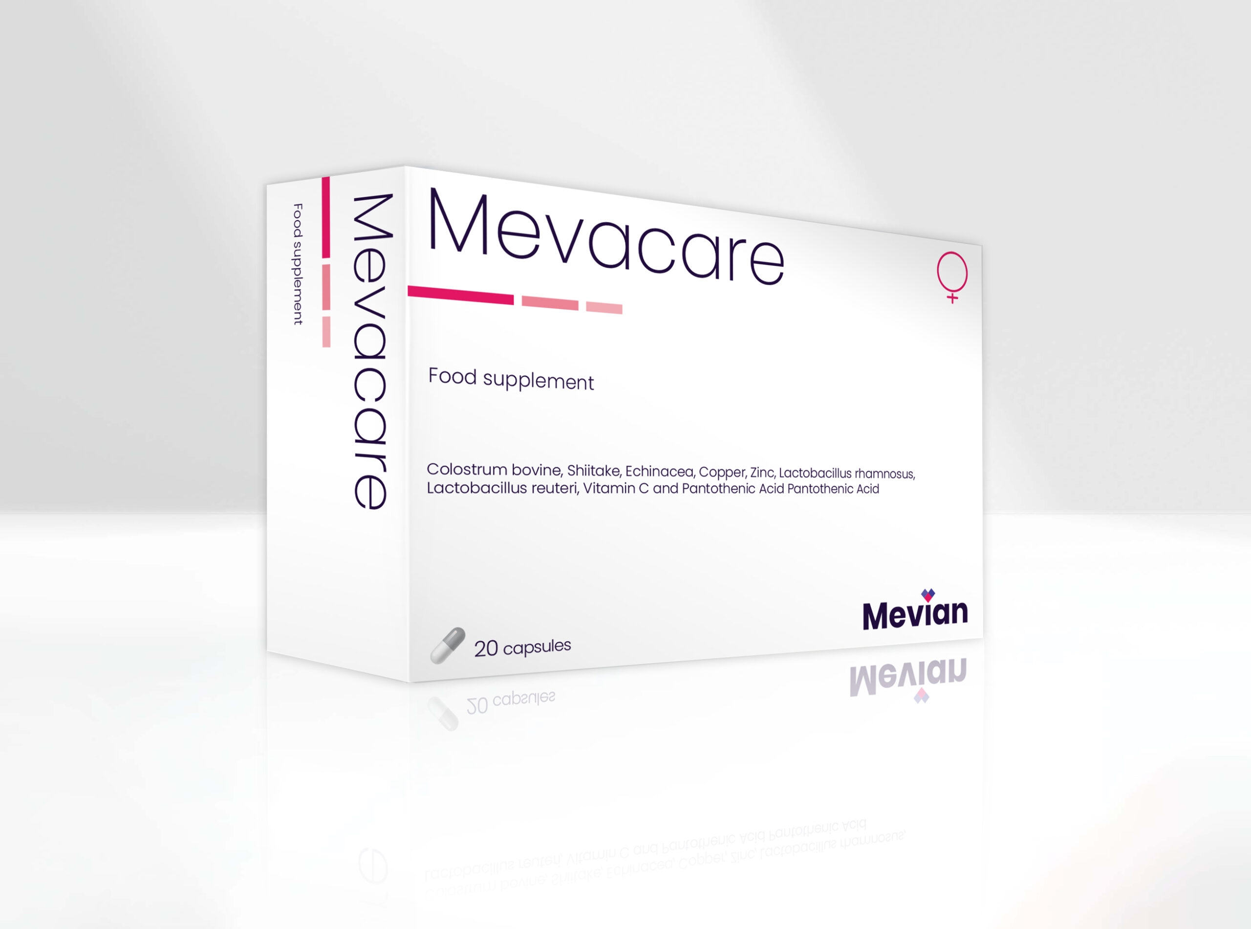Mevacare is ideal for the functionality of the first respiratory tracts and natural defenses of the organism. A supportive function of the immune system, and the protection of cells from oxidative stress.