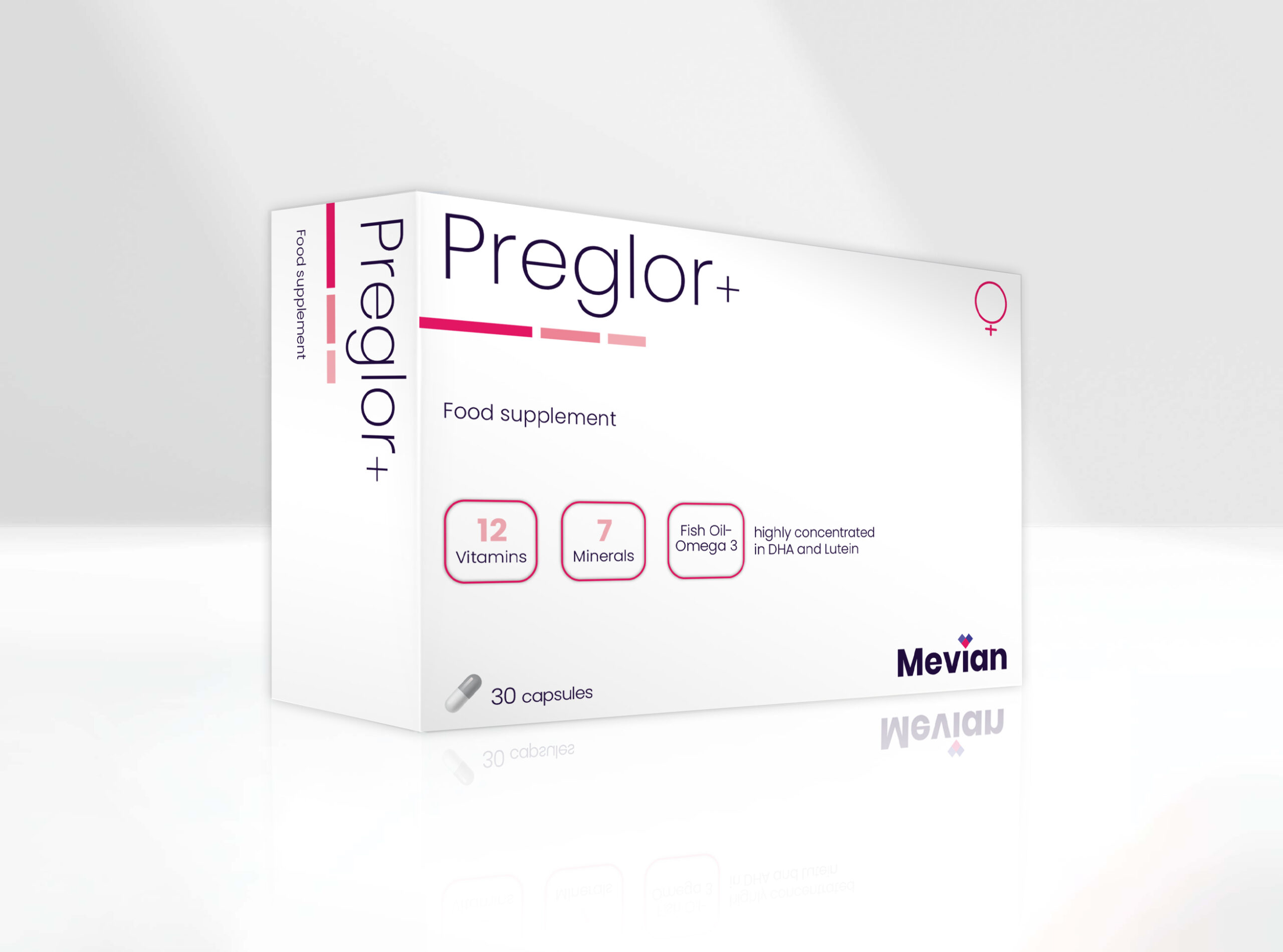 ''Preglor+ is a potent all-in-one vitamin and mineral supplement enhanced with DHA that contributes to the development of the baby's brain helping cell multiplication and division.''