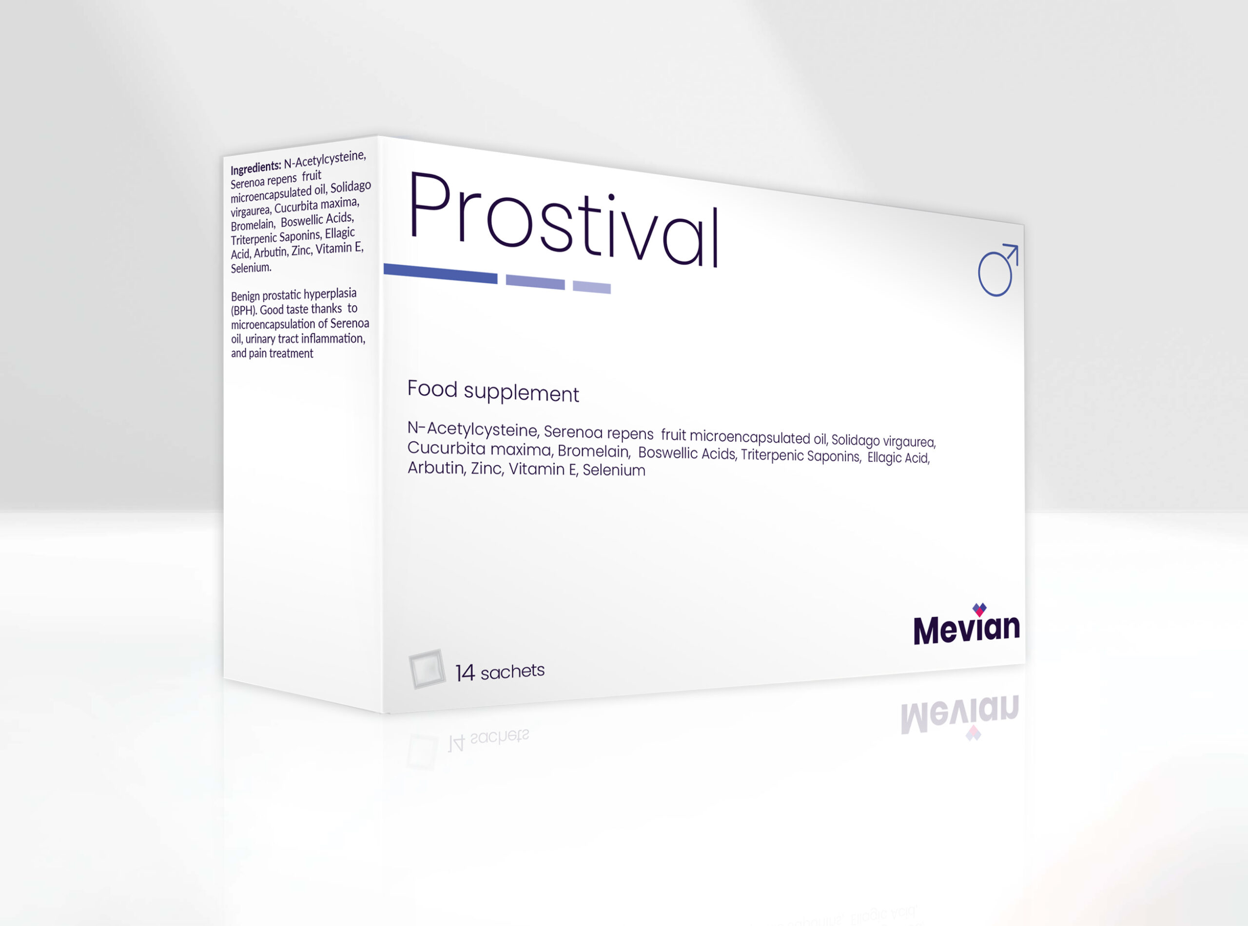 Prostival is ideal for Benign prostatic hyperplasia (BPH), delivers an excellent taste thanks to the Serenoa oil, which decreases urinary tract inflammation and is useful for pain treatment.