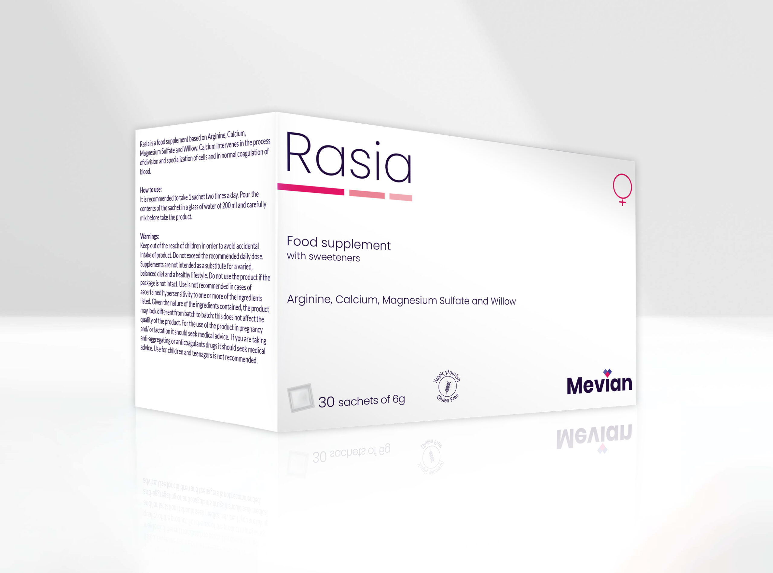 Rasia is a supportive product that helps the process of division and specialization of cells and in normal coagulation of blood. Indicated for Preeclampsia, and prevention of preterm birth.
