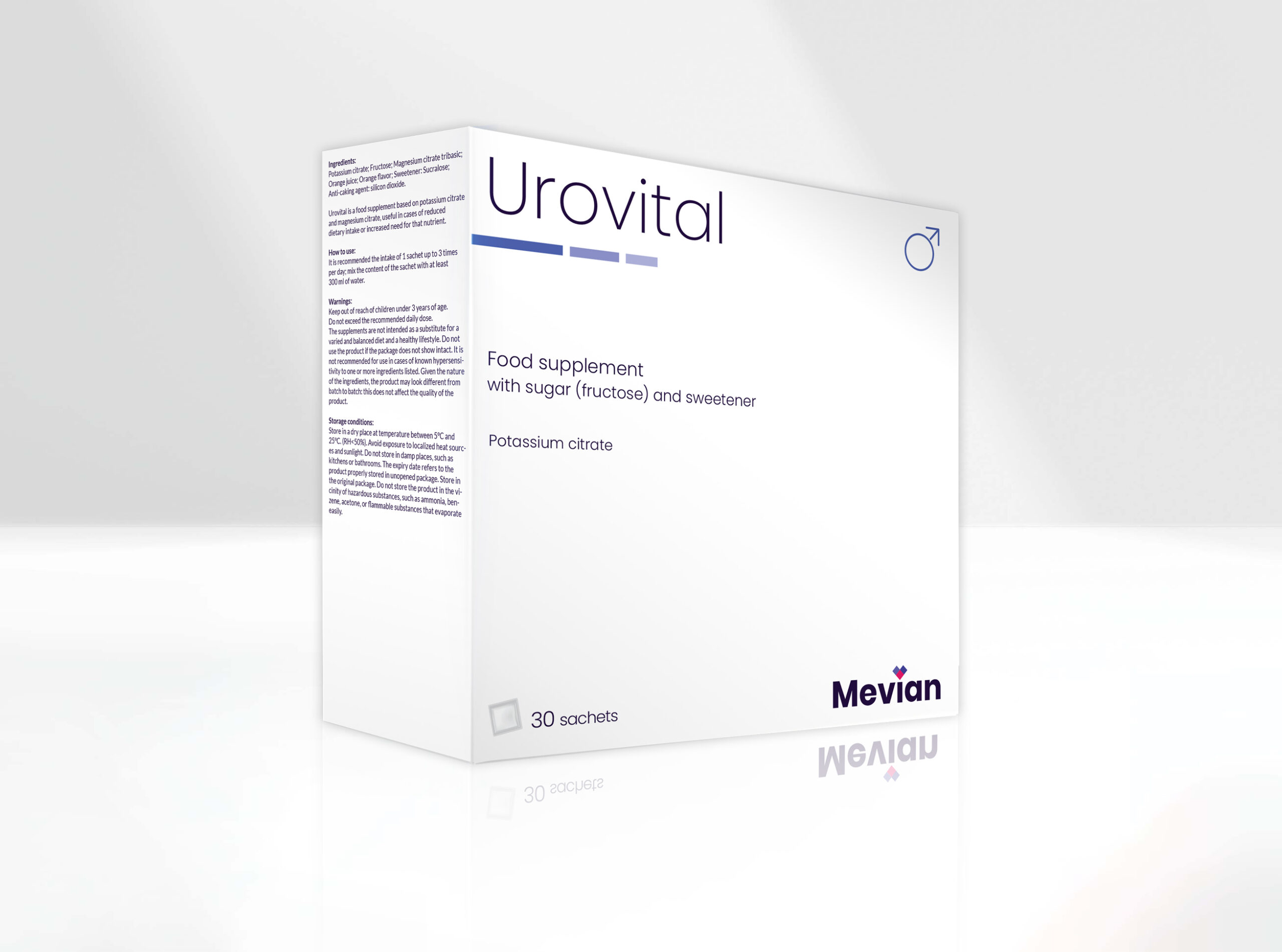 Urovital is ideal for prevention of kidney stones. The basification of urine prevents the precipitation of uric acid crystals, cystine, and xanthines.