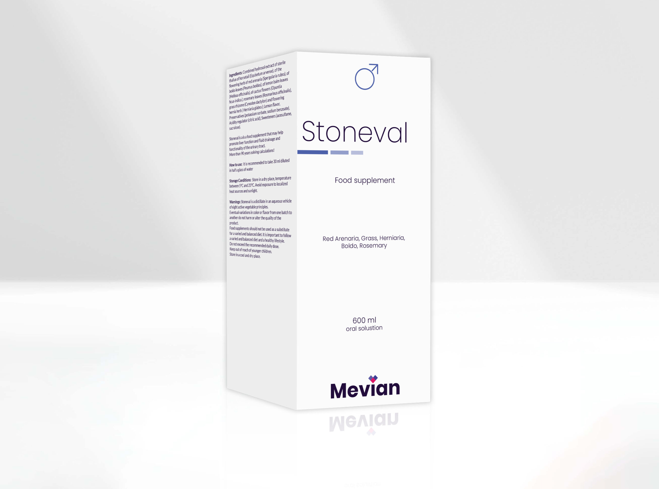 Stoneval is ideal for kidney stones (Nephrolithiasis) and Uric Acid which is mainly produced based on the unique distillation of over 6 medicinal plants. Supported by an In vitro-study and an efficacy study.